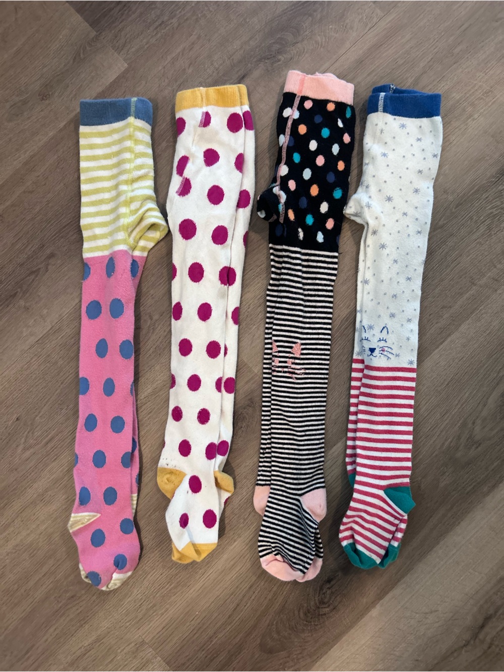 Lot of Matilda Jane Kids Colorful Tights